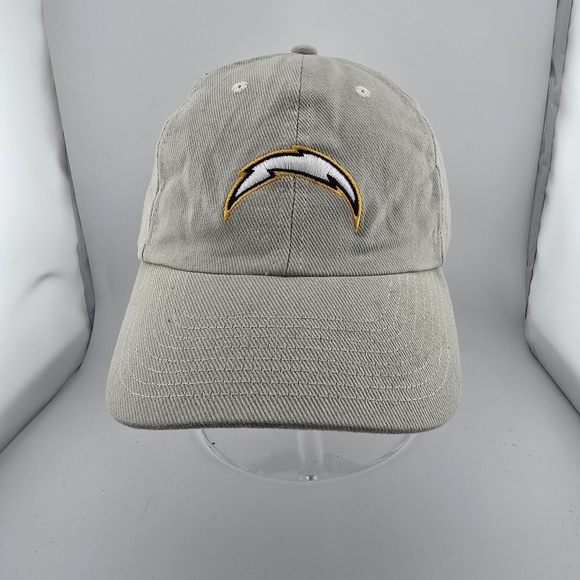 San Diego Chargers NFL Hat Khaki Dad Cap Lightning Bolt - Picture 2 of 7